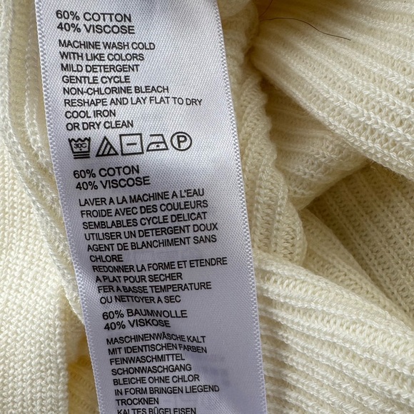 Tommy Bahama Women's Bonita Boat Neck Cream Sweater NWOT Size Medium - Picture 6 of 9